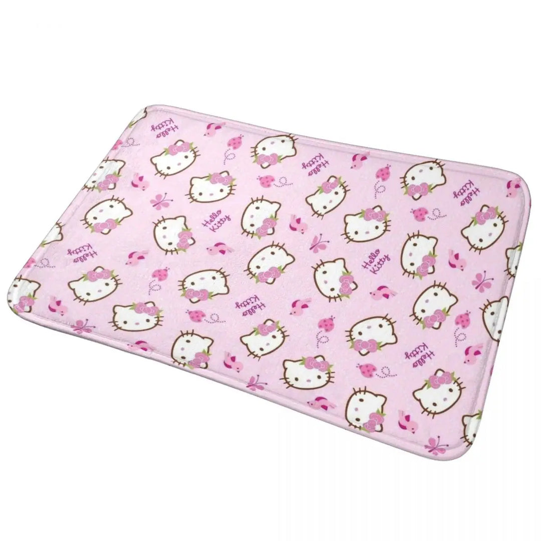 Hello Kitty Cartoon Memory Foam Bathroom Rugs Ultra Soft Non-Slip Carpet Bath Mat Water Absorbent for Shower Tub