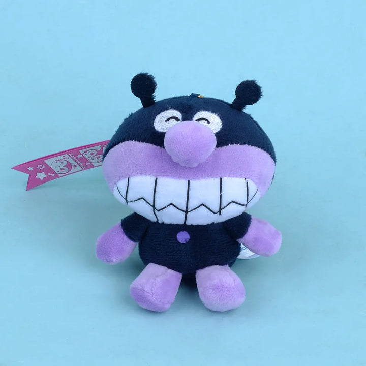 Kawaii Anpanman Baikinman Cute Cartoon Plush Toys Keychain Accessories Backpack Pendant cute Stuffed Doll girl Birthday Gift