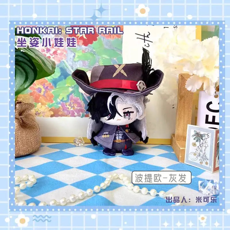 Honkai: Star Rail Plush Sunday Aventurine Firefly Kafka Blade Jing Yuan Dan Heng Anime Cosplay Stuffed Doll Keychain Kids Gift