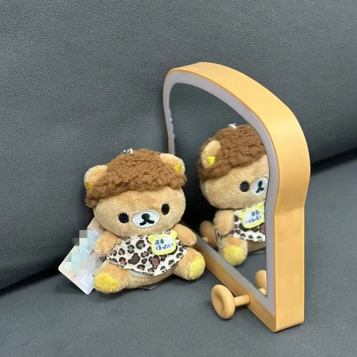 Cartoon Rilakkuma 20th Anniversary Plush Doll easy bear Temari bag Pendant Kawaii  Mini kuma car plush KeyChain Decoration Gift