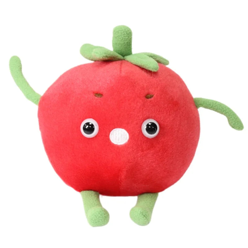 New Creative Cute Children Fruit Vegetable Plush Toys Realistic Carrot Dolls Parent-Child Educational Soft Stuffed Playtime