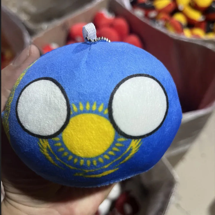 10cm Country Ball Plush Toys 70 Styles Polandball Pendant Country Balls Decor Countryball Stuffed Doll Halloween Gift for Kids