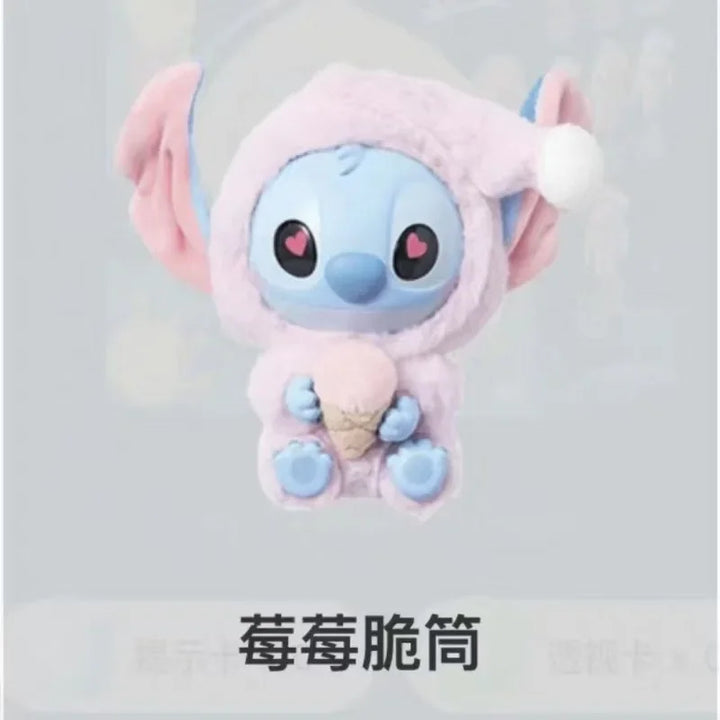New Miniso Disney Stitch Eat Sleep Series Vinyl Blind Box Pendant Cute Doll Mystery Box Toy Plush Doll Holiday Gifts