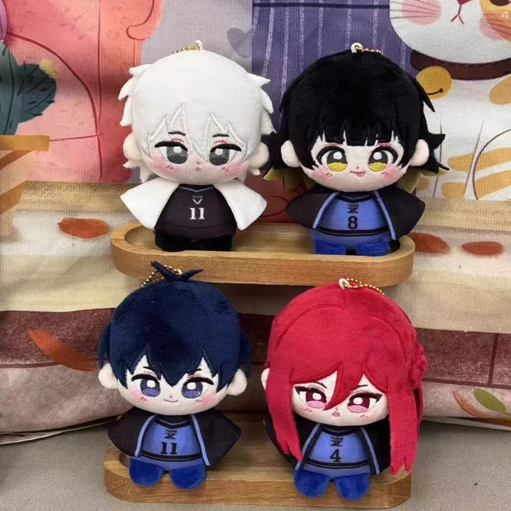 Blue Lock Plush Dolls Isagi Yoichi Chigiri Hyoma Bachira Meguru Nagi Seishiro Game Anime Figure Pendant Keychain Stuffed Toys