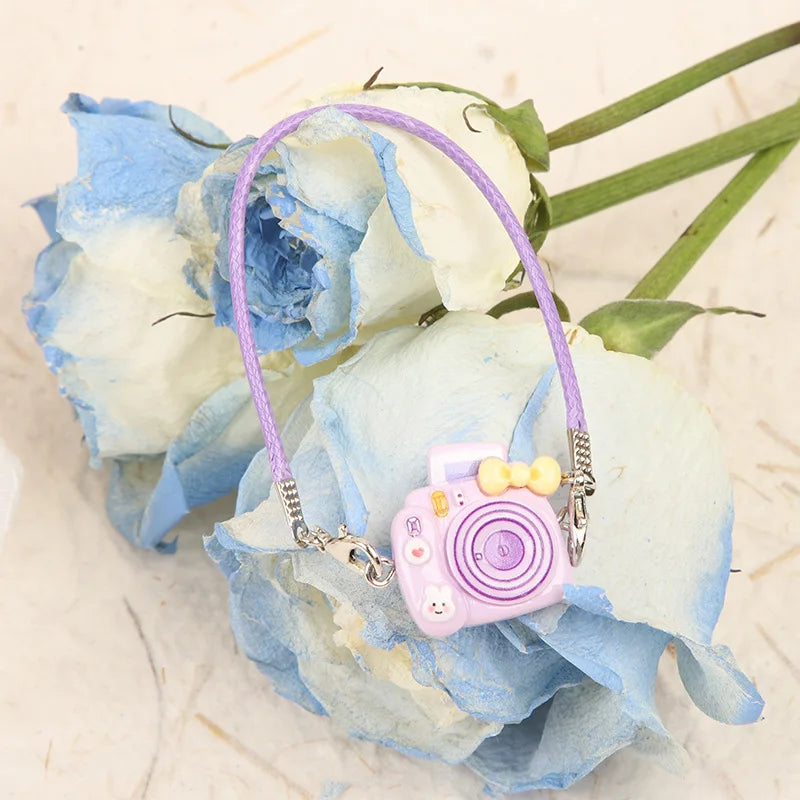 17cm Labubu 1-3 Gen Doll Outfits Cute White T-Shirt + Cargo Pants Set with Colorful Hat Universal Clothes for Labubu Dolls