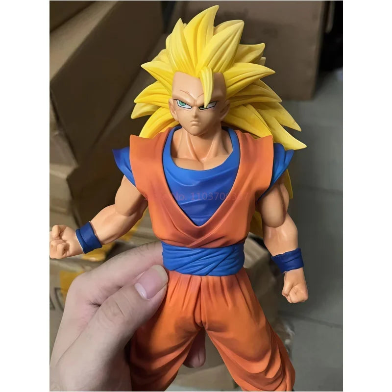 30cm dragon ball Z Ssj3 Goku Figure Goku Anime Figure Pvc Super Saiyan Statue Collectible Model Toys Gifts Customized