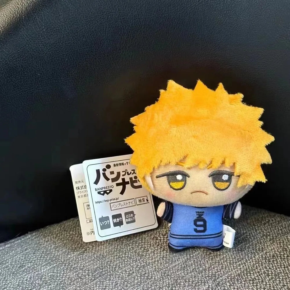 Blue Lock Plush Isagi Yoichi Nagi Seishiro Bachira Meguru Mikage Reo Anime Cosplay  Pendant Keychain Stuffed Doll Kids Gift