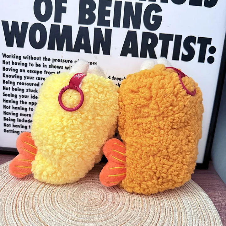 For Labubu Doll Clothes Fried Shrimp Onesie 17cm "Ebi Tempura Onna" Doll Outfit Generation 1 Standing Pose Vinyl Figure Clothes