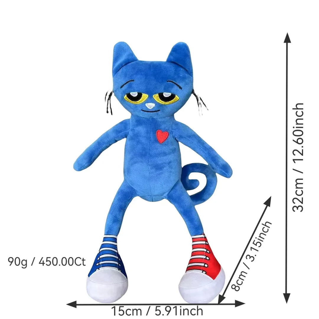New Pete The Cat Plush Game Animation Children's Birthday Gifts And Holiday Gifts Room Decor Plushies Toy