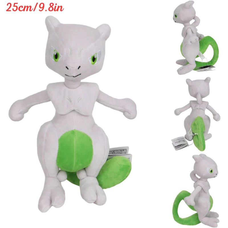 Kawaii Pokemon Gengar Magikarp Psyduck Soft Plush Toys Mew Mewtwo Poliwag Lapras Galarian Ponyta Stuffed Animals Peluche Dolls