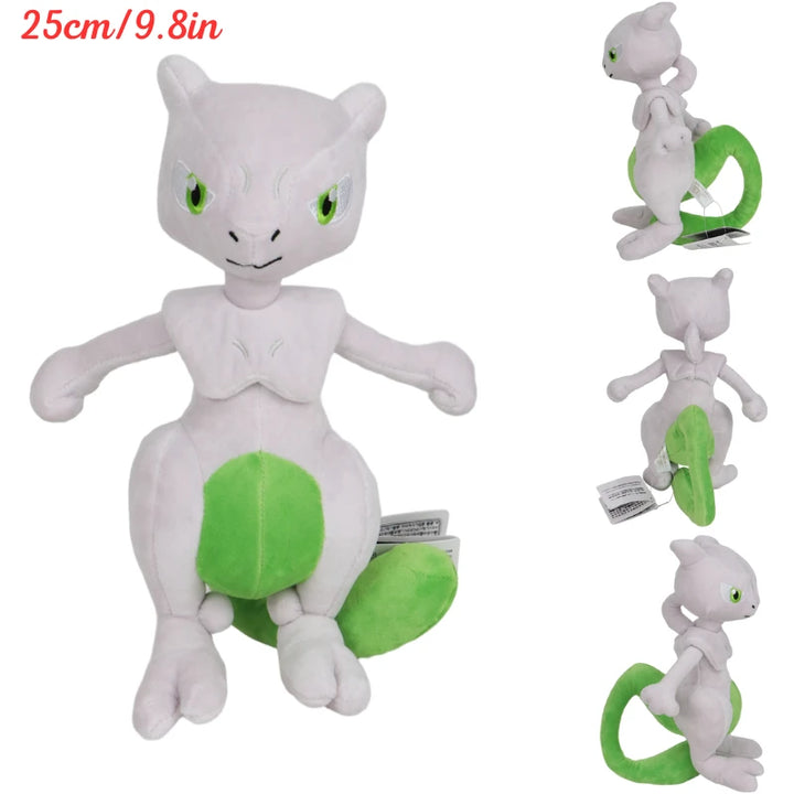 Kawaii Pokemon Gengar Magikarp Psyduck Soft Plush Toys Mew Mewtwo Poliwag Lapras Galarian Ponyta Stuffed Animals Peluche Dolls