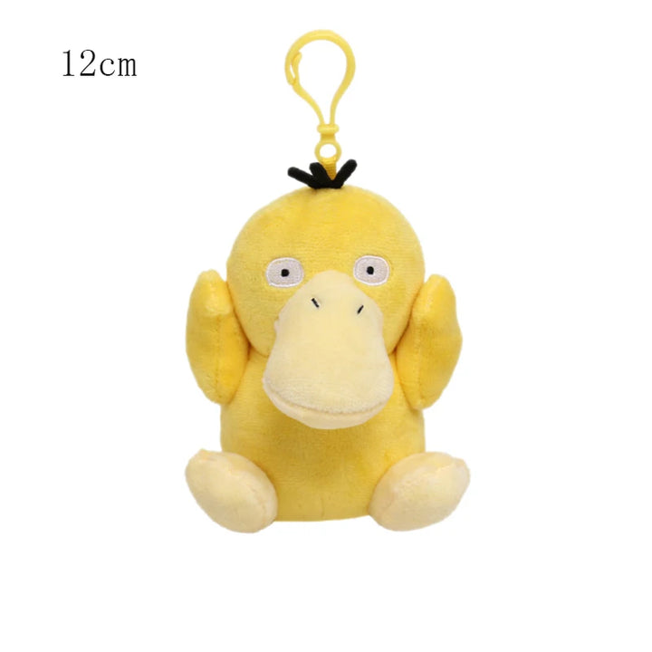 Pikachu Plush Keychain Cartoon Toys Charmander Psyduck Squirtle Snorlax  Doll Kids Kawai Toy Gift 12Cm