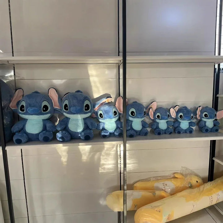 Disney Lilo&Stitch Plush Toys Kawaii Pink/Blue Soft Pillow Stuffed 30-80cm Christmas Gift for Children Anime Plushie Doll Stitch