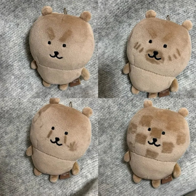 Anime Self deprecating Bear Cute Plush Pendant Nagano black skin joke bear Doll Toy Plush School Bag Pendant  Decoration Gift
