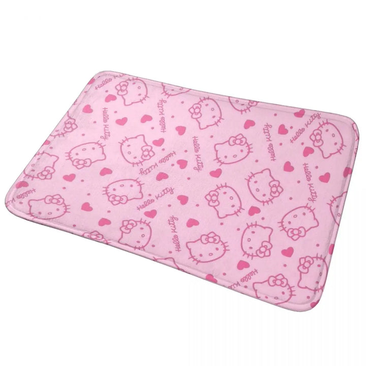 Hello Kitty Spiderman Boyfriend Girlfriend Memory Foam Bath Mat Rug Bathroom Floor Rugs Carpet For Bath Entrance Door Doormat