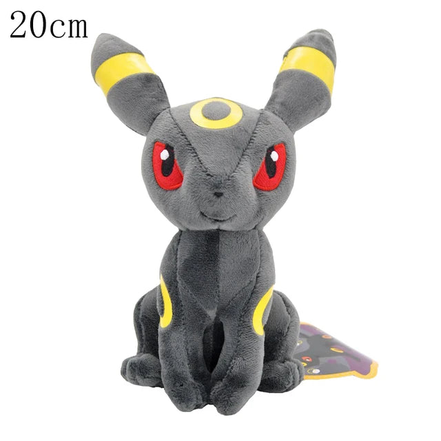 New Pokemon Plush Toys Shine Eevee Umbreon Espeon Jolteon Flareon Vaporeon Glaceon Kawaii Pikachu Peluche Anime Dolls Kids Gift