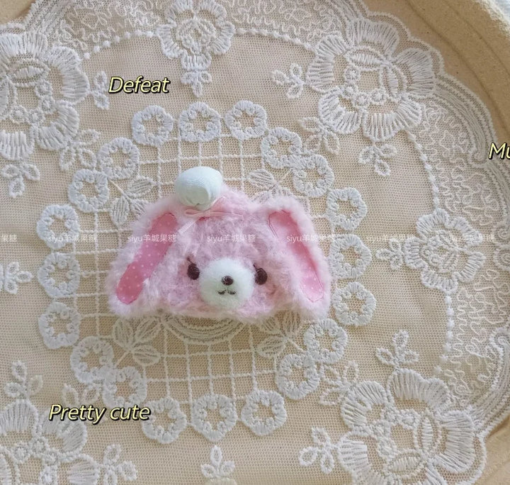 Kawaii Sugarbunnies Character Peripheral Leopard Series Hairpin Jewelry Hair Cartoon Cute Accessories Decor Kids Gifts