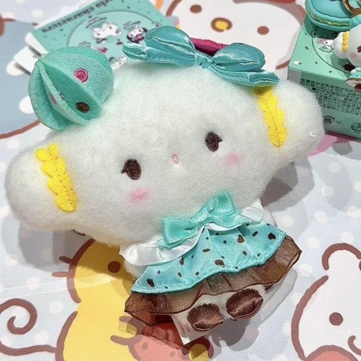 New cartoon Cogimyun Plush Toy Pendant mint skirt tyep kawaii Sanrios Kogimyun plush keychain Stuffed Doll bag accessories gift