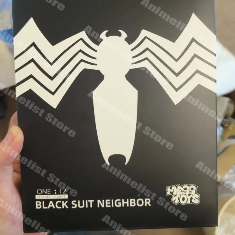 Spiderman Action Figure Black Suit Scarlet Spider Toy for Fans Anime Collectible Handmade Unisex Adult Children's Gift