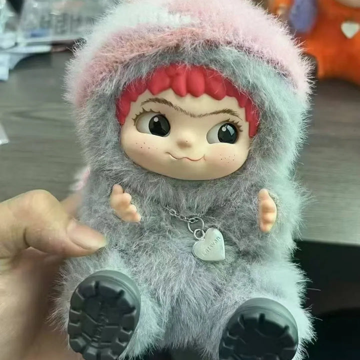 New WAKUKU Trendy Party Series Blind Box Handmade Plush Doll - Mystery Gift for Hair Fashion Lovers Vinyl Face Collectible Toy