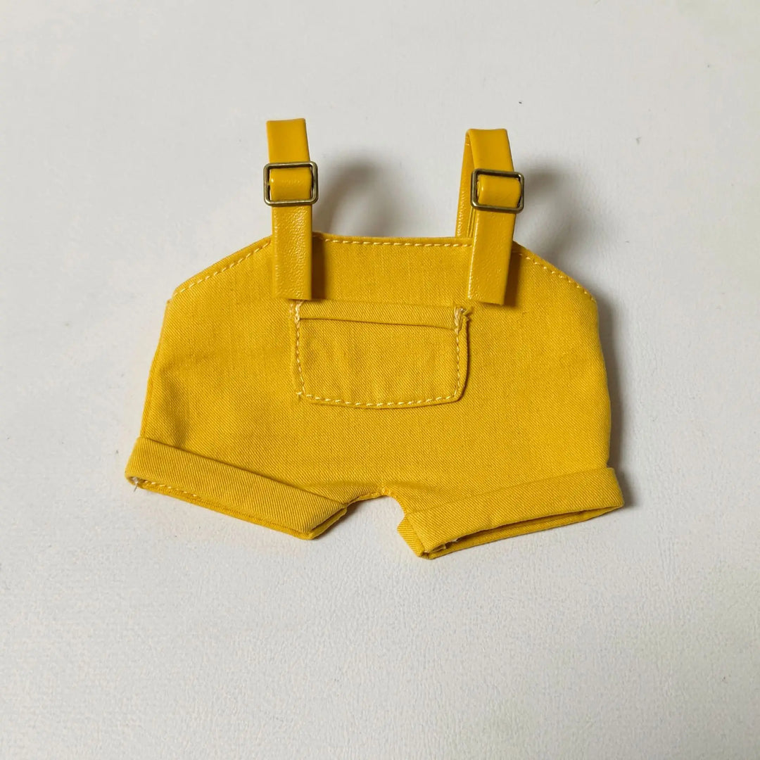 Labubu Doll Clothes Bib Pants Dress Up 15/17cm Plush Doll'S Clothes Sitting Party Clothing Replacement