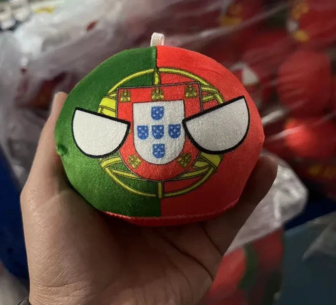 10cm Country Ball Plush Toys 70 Styles Polandball Pendant Country Balls Decor Countryball Stuffed Doll Halloween Gift for Kids
