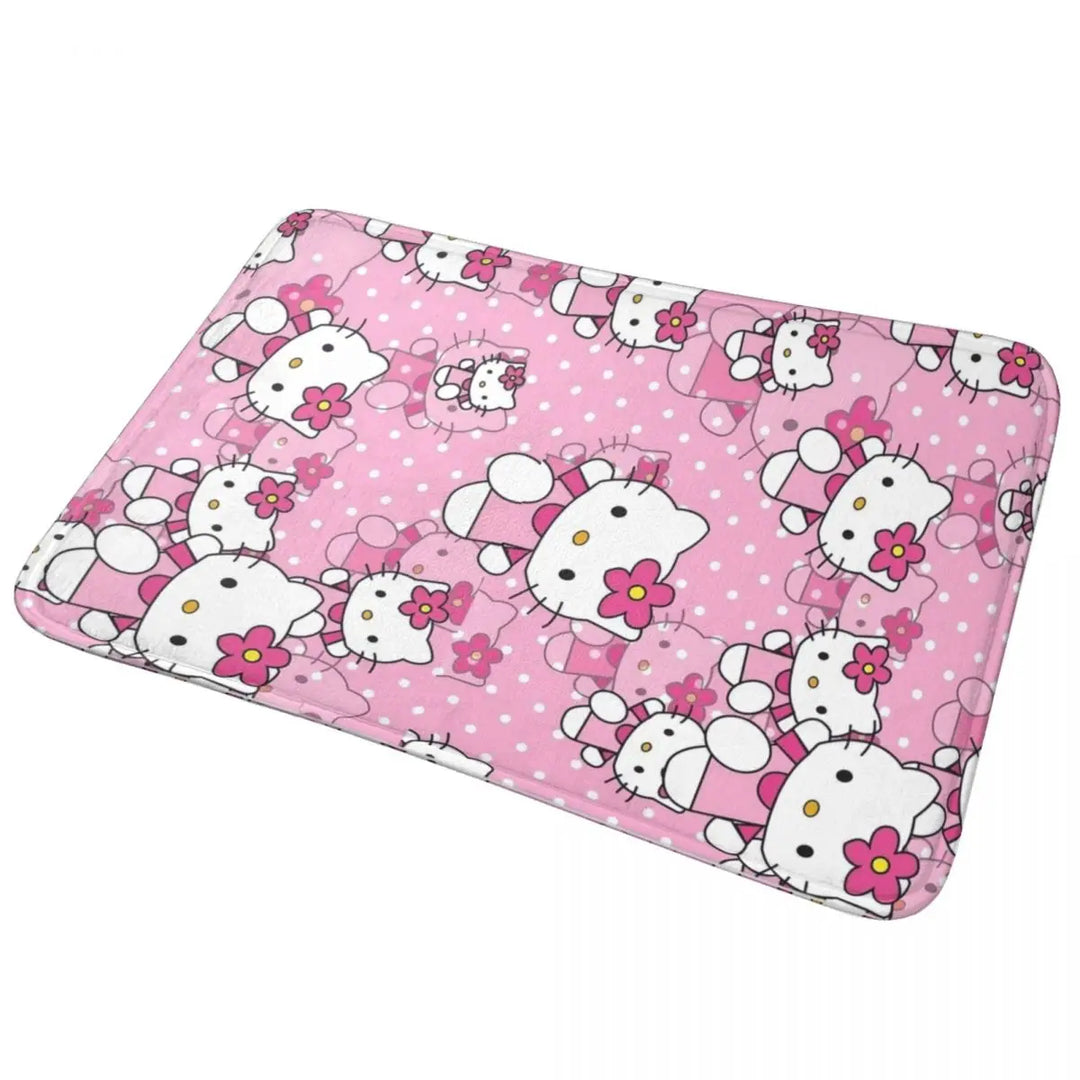Hello Kitty Spiderman Boyfriend Girlfriend Memory Foam Bath Mat Rug Bathroom Floor Rugs Carpet For Bath Entrance Door Doormat