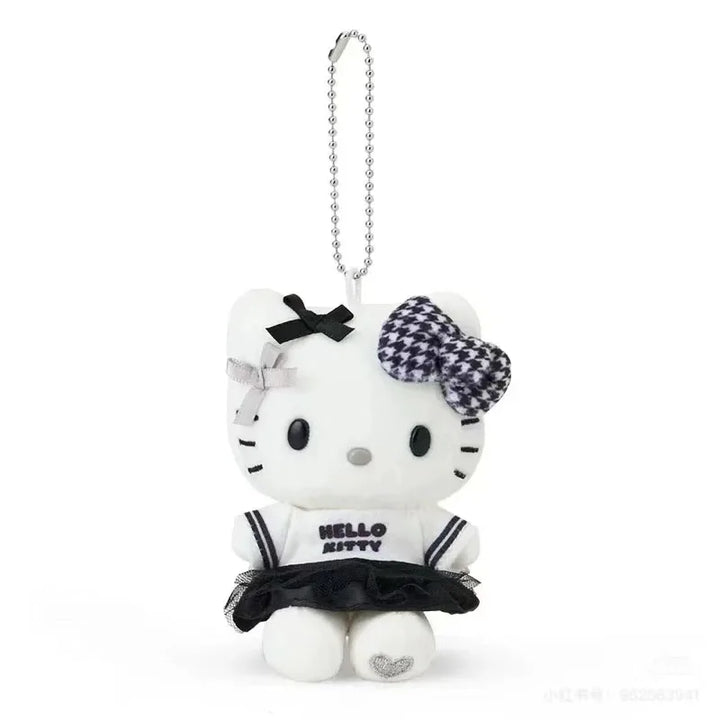 Sanrio Hello Kitty Kawaii Plush Toys Keychain Cartoon Decorative Backpack Pendant Doll Creative Peripheral Girls Festival Gift