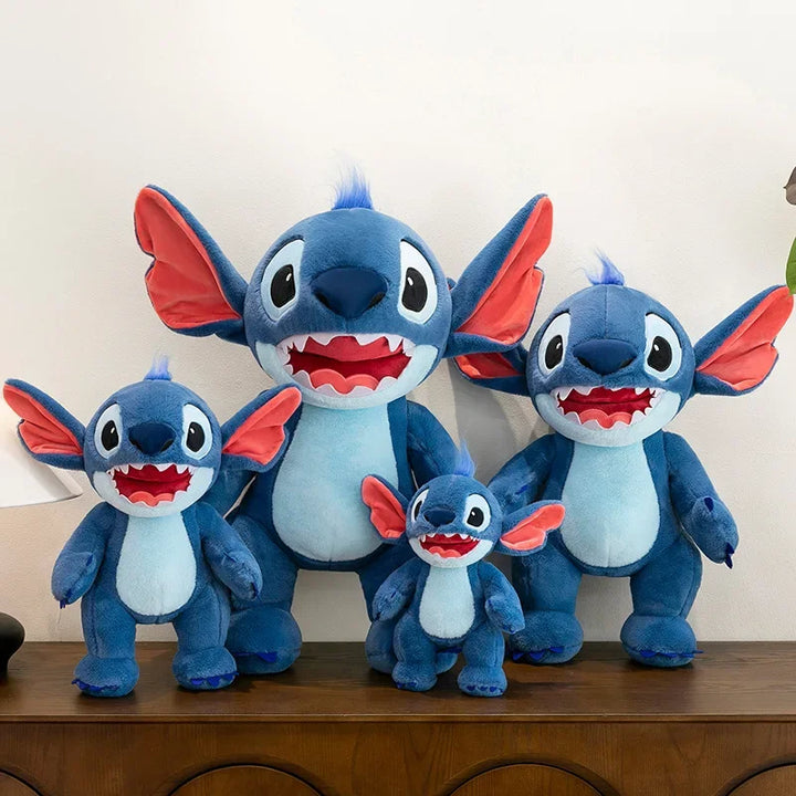 35/80cm Disney Lilo Stitch Plush Toy Kawaii Anime Cartoon Stand Stich Plushies Soft Stuffed Doll Big Pillow Kid Gift Xmas