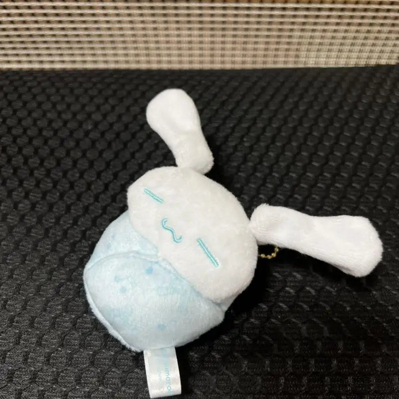 Sanrio Kawaii My Melody Cinnamoroll Japanese Cartoon Hangyodon Baby Sleeping Bag Fish Plush Toys Backpack Pendant Keychain Gift