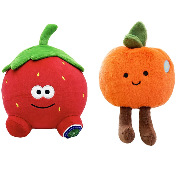 Kawaii Stuffed Fruit Wimbledon Strawberry Plush Toy Soft Doll Big Sleeping Pillow Birthday Cute Gift for Girl