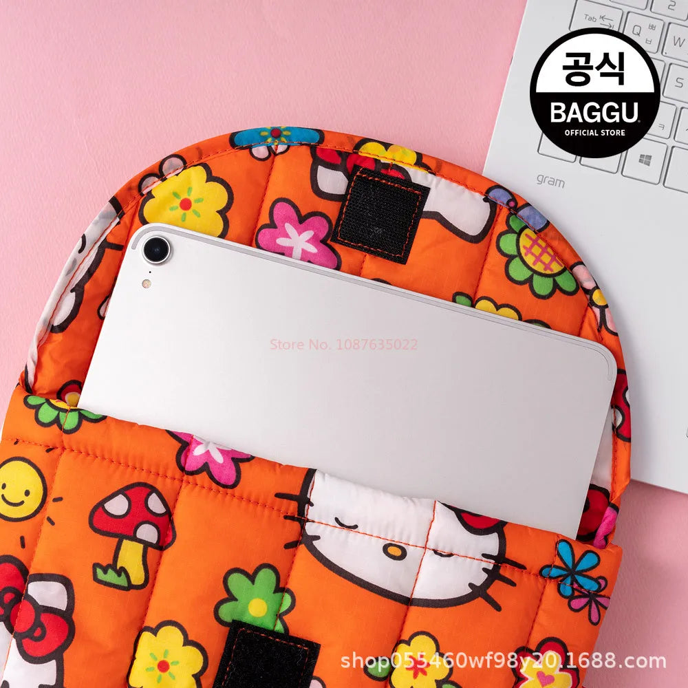 Anime Snoopy Hello Kitty Tablet Computer Bag 16 Inches Notebook Storage Bag Kawaii Casual Shockproof Ipad Sleeve Bag Gifts