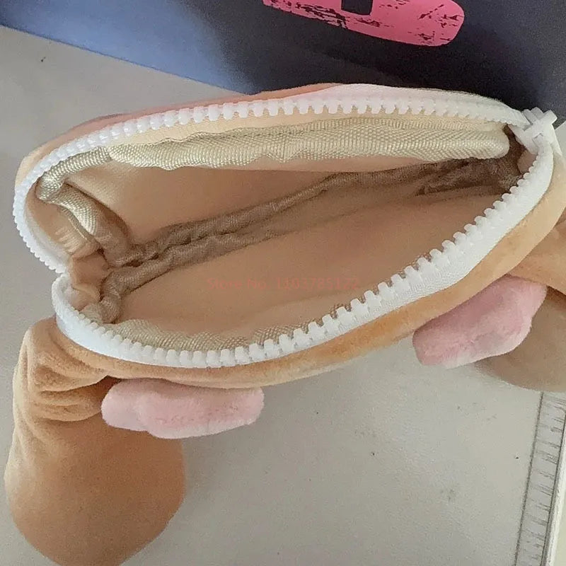 Mocha Brown Cinnamoroll Pencil Case Japanese Cute Makeup Storage Bag Ideal For Students Stationery Pen Bag Gifts