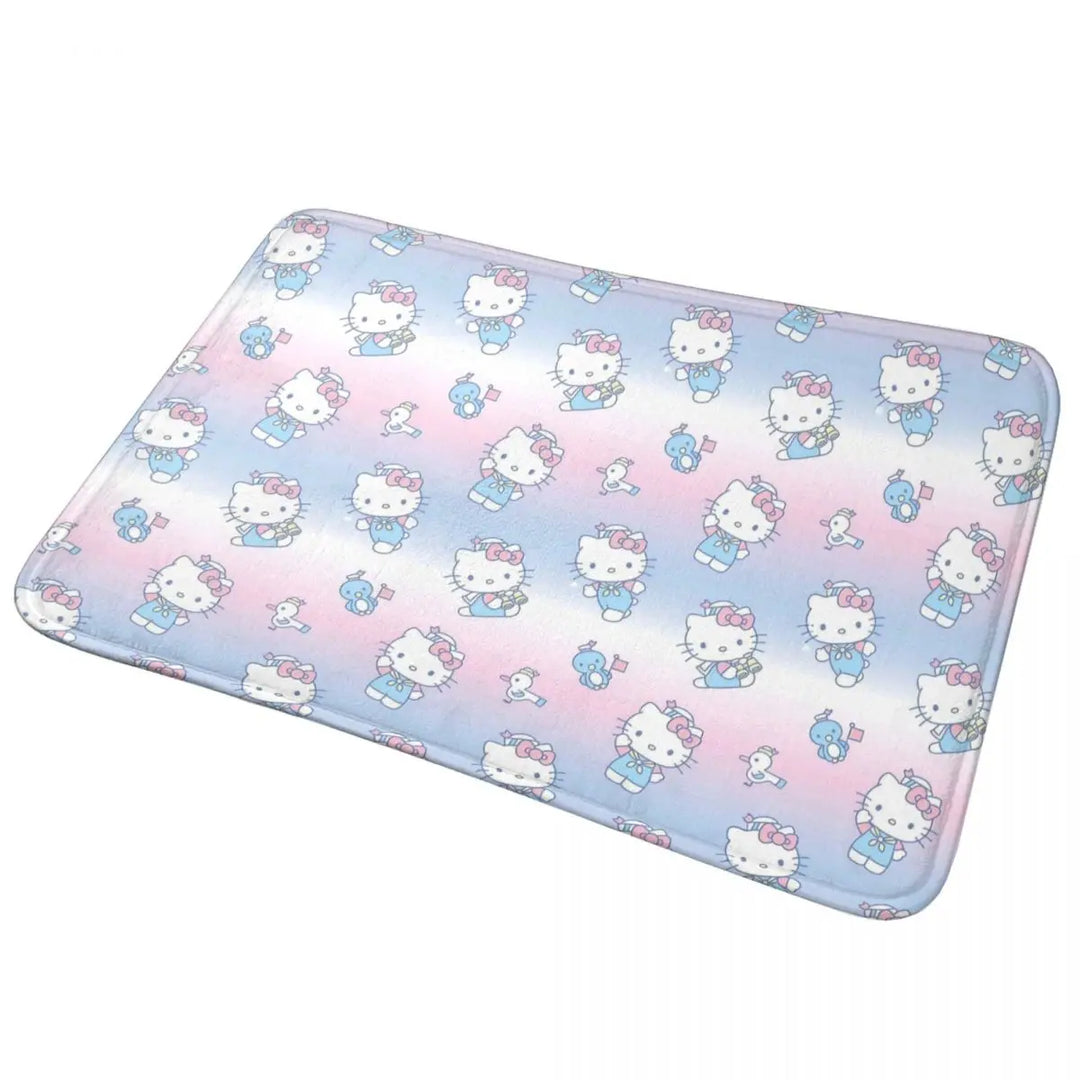 Hello Kitty Cartoon Memory Foam Bathroom Rugs Ultra Soft Non-Slip Carpet Bath Mat Water Absorbent for Shower Tub
