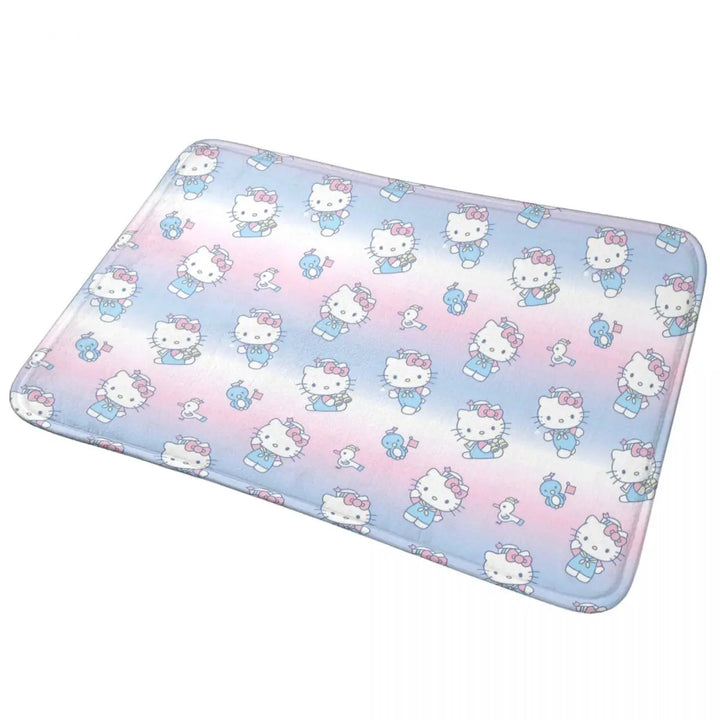 Hello Kitty Cartoon Memory Foam Bathroom Rugs Ultra Soft Non-Slip Carpet Bath Mat Water Absorbent for Shower Tub