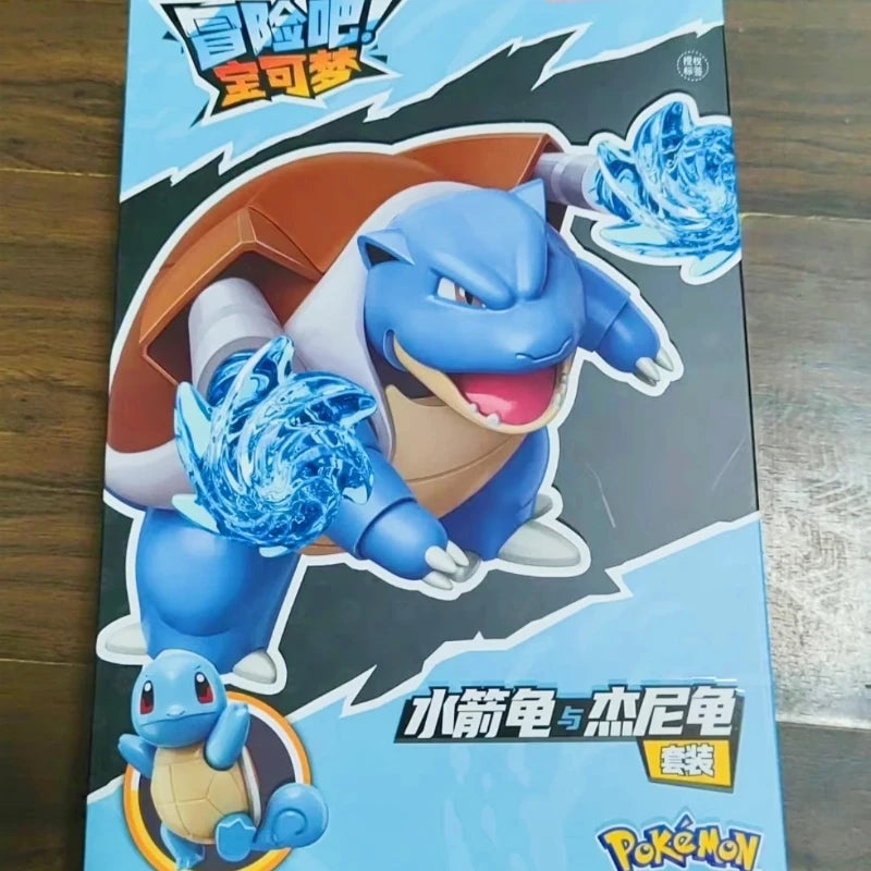 Keeppley Pokemon Action Figure Assembly Model Pikachu Charizard Anime Original Desktop Decoration Customized Toy Birthday Gifts