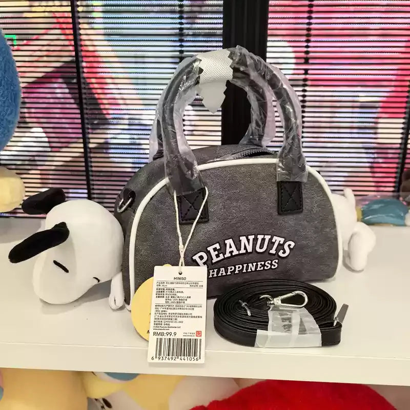 Anime Snoopy Small House Handbag Cartoon Cute Cosmetic Bag Storage Bag Cartoon Cute Large Capacity Messenger Bag Girls Gifts