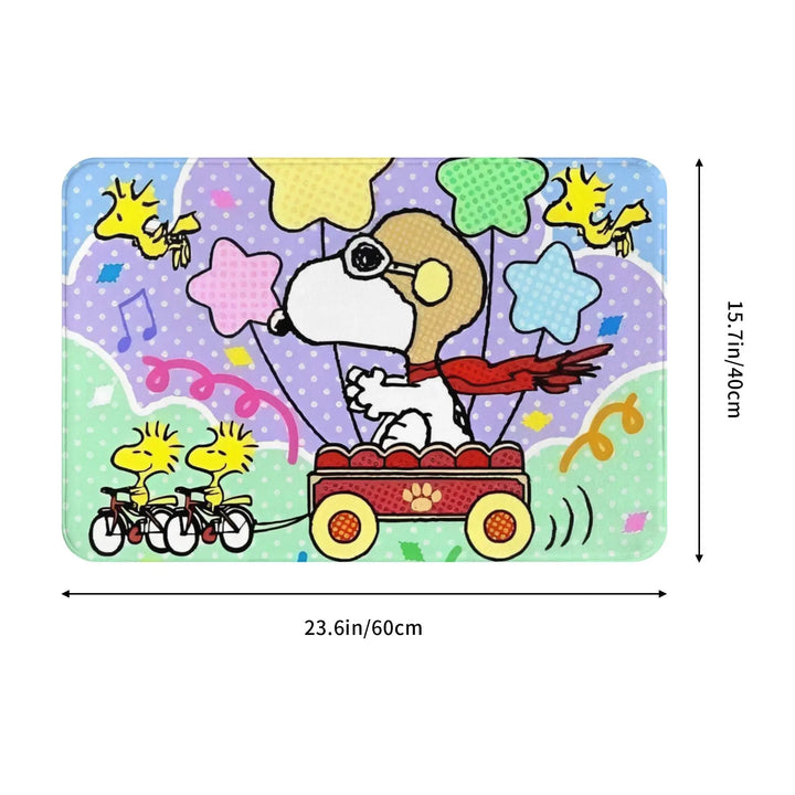 Happy Easter Eggs Snoopy Memory Foam Bathroom Rugs Ultra Soft Non-Slip  Carpet Bath Mat Water Absorbent for Kitchen Shower