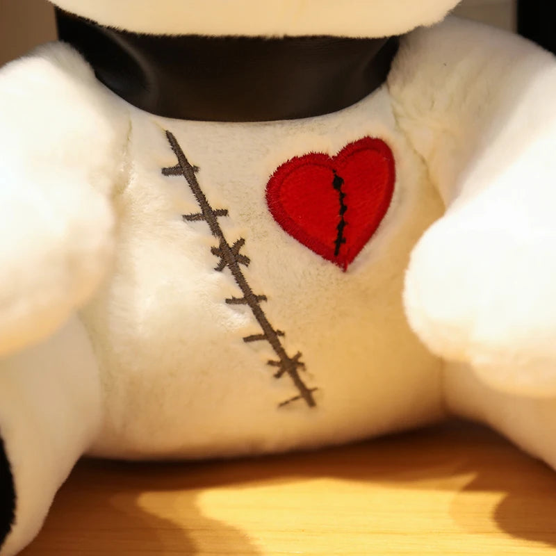 Dark Series Plush Rabbit Toy Pentacle Moon Vampire Doll Stuffed Gothic Rock Style Bunny Halloween Plush Kids Toy Home Decor