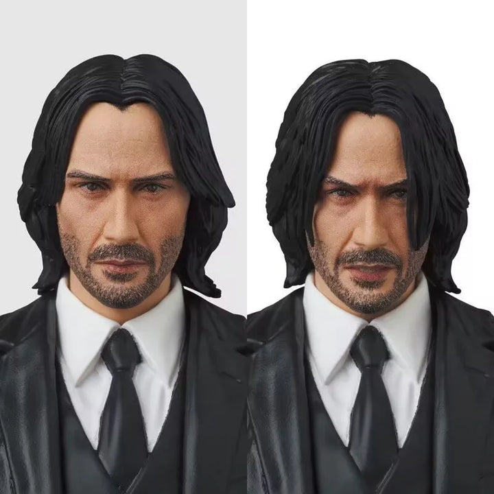 John Wick Action Figure John Wick Chapter 4 Figure Mafex 212 Ko Statue Collection Custom Model Doll Birthday Gift
