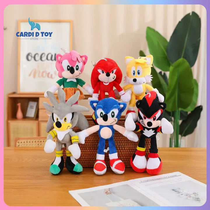 Supersonic Hedgehog Sonic Plush Cartoon Game Anime Children'S Plush Doll Toys Christmas Birthday Gift Home Decoration Ornaments