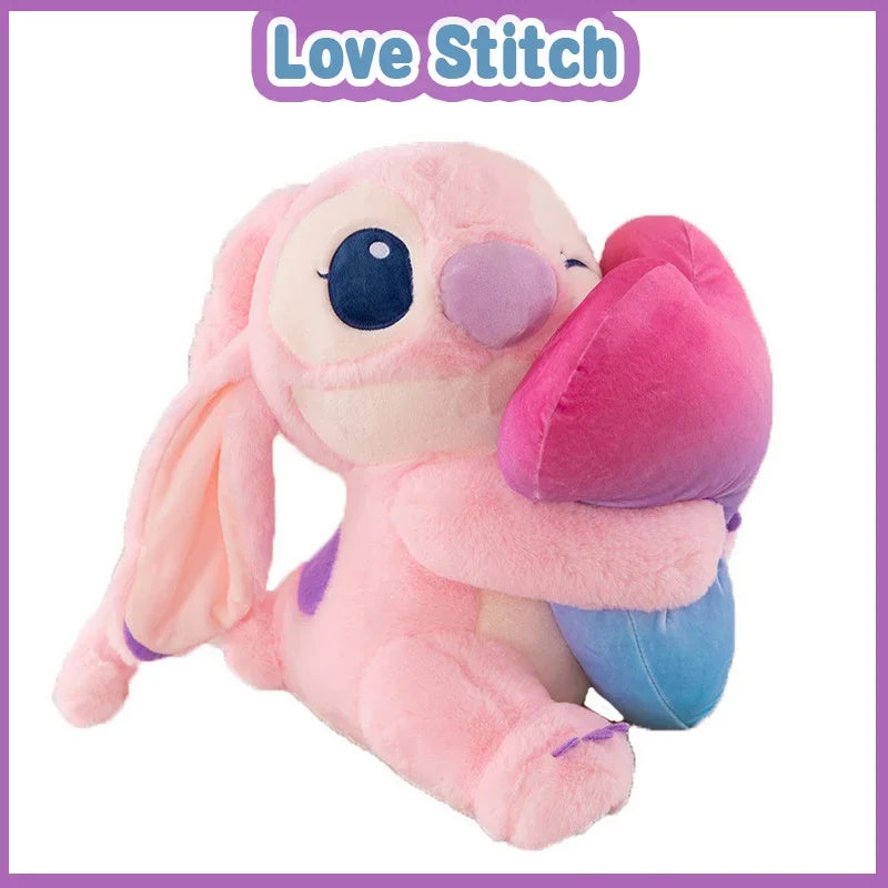 Disney Lilo & Stitch Plush Toys Kawaii Plushie Doll Stitch Angel Pillows Stuffed 28-58cm Valentine Christmas Gifts Girlfriend