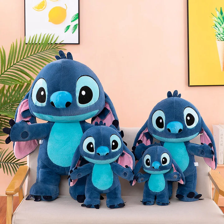 30/60cm Lilo and Stitch Disney Plush Toys Standing Posture Kawaii Pixar Anime Plushie Stich Dolls Soft Stuffed Gift for Children