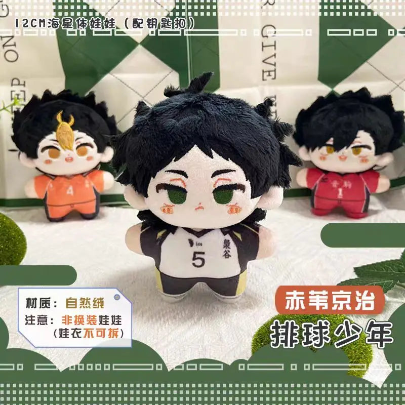 Haikyuu Volleyball Plush Kuroo Tetsurou Yu Nishinoya Sugawara Koushi Akaashi Keiji Anime Cosplay Stuffed Doll Pendant Kids Gift