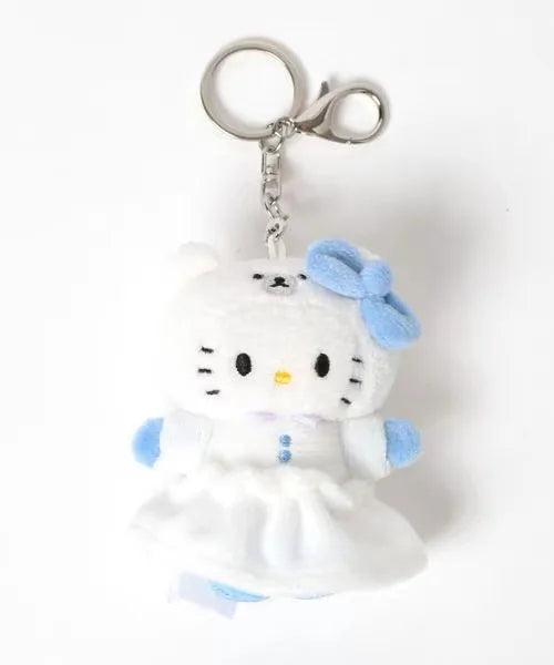 Kawaii Sanrio Hello Kitty Plush Toys Keychain Cartoon Backpack Keychain Accessories Doll Girl Birthday Creative Gift Peripherals