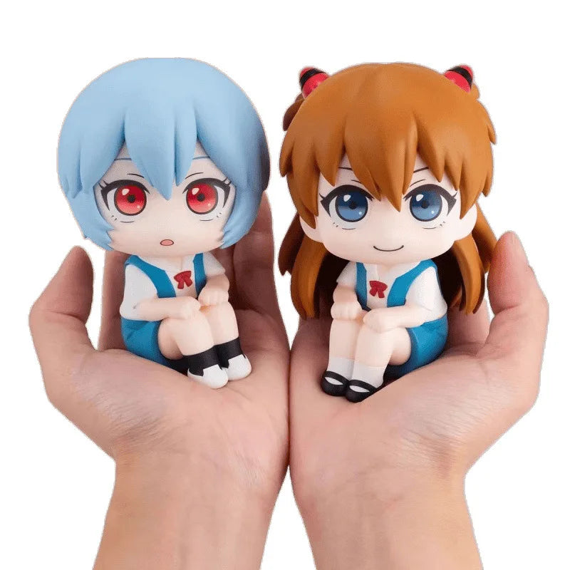 11cm Cartoon Evangelion‌doll Figure Animation Model Desktop Ornaments Rei Ayanami Collection Ornaments Ornaments Holiday Gifts