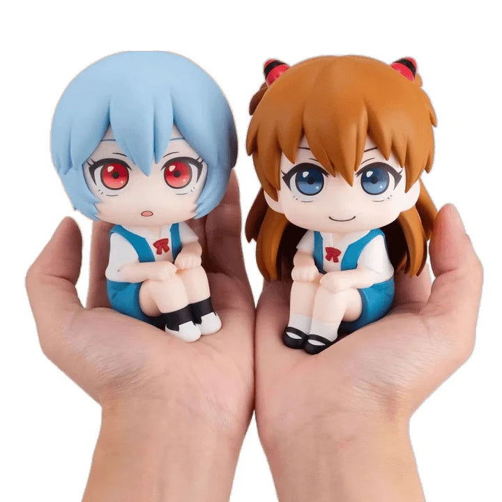 11cm Cartoon Evangelion‌doll Figure Animation Model Desktop Ornaments Rei Ayanami Collection Ornaments Ornaments Holiday Gifts