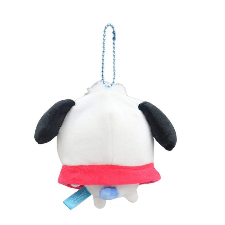 Sanrio Cinnamoroll Pom Pom Purin Plush Toys Kawaii Keychain Cartoon Pachacco Backpack Pendant Accessories Boy Girl Birthday Gift