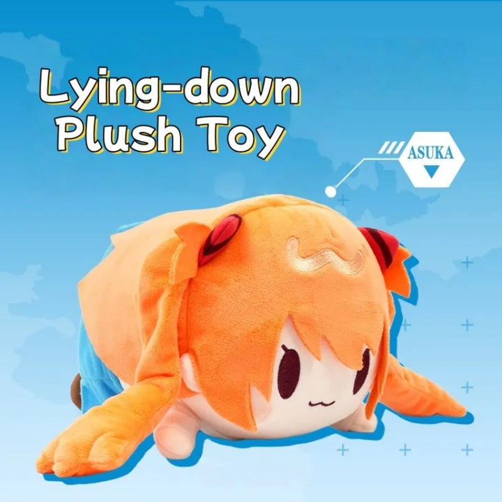 Niche Cartoon Neon Genesis Evangelion Plush Doll‌ Loungefly Soft Toy Sofa Bedroom Pillow Ornament for Friends Christmas Gifts