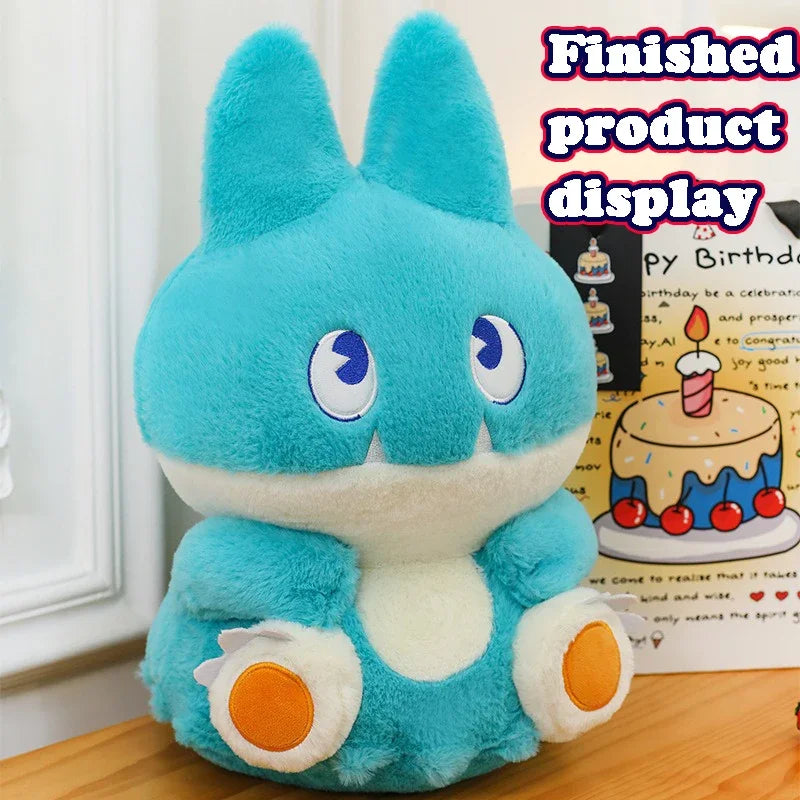 Pokemon Munchlax Snorlax Plush Toys Shell Pokémon Anime Plushie Unfilled 45-80cm Semi-finished Leather Holster Gifts Childrens